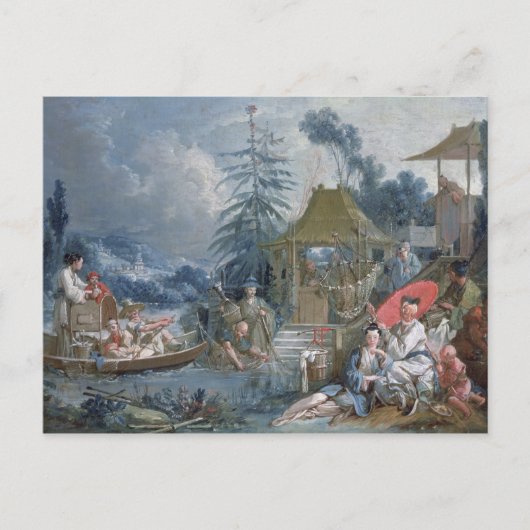 漁師中国の, c.1742 ポストカード (正面)