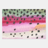 漁師漁女用マス釣り ラッピングペーパーシート (正面2)