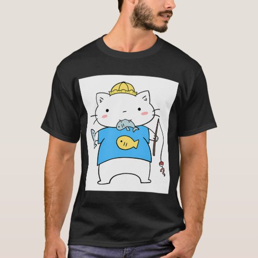 漁師猫 Tシャツ (正面)