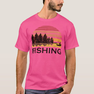漁師男性へ用魚釣り Tシャツ