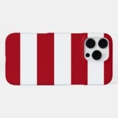 漁師風レッドストライプ iPhoneケース (裏面横)