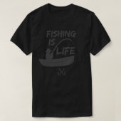 漁師魚釣りボートライフスタイルおもしろいパパギフトPu Tシャツ (デザイン正面)