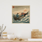 漁師 – アートプリント ポスター (キッチン)