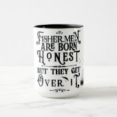 「漁師…」 カスタマイズ可能 マグカップ (中央)
