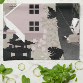 漁師 キッチンタオル (折り畳み)