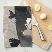 漁師 キッチンタオル (四つ折り)