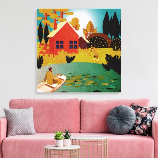 漁師 キャンバスプリント (インサイチュ (リビング))