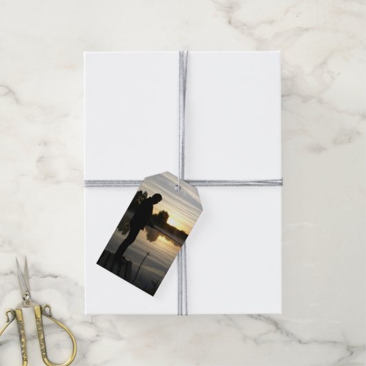 漁師 ギフトタグ (より糸付き)