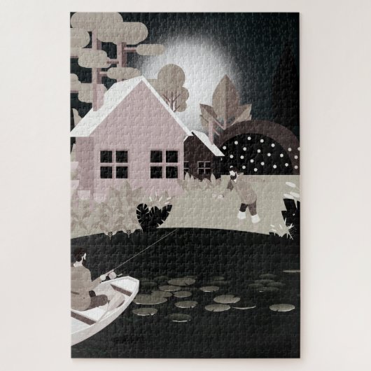 漁師 ジグソーパズル (縦)