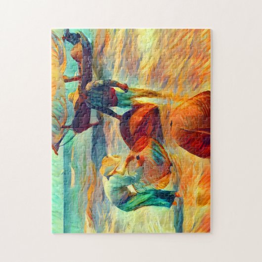 漁師 ジグソーパズル (縦)