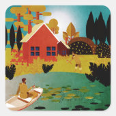 漁師 スクエアシール (正面)