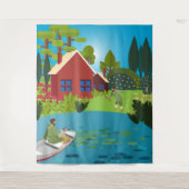 漁師 タペストリー (正面)