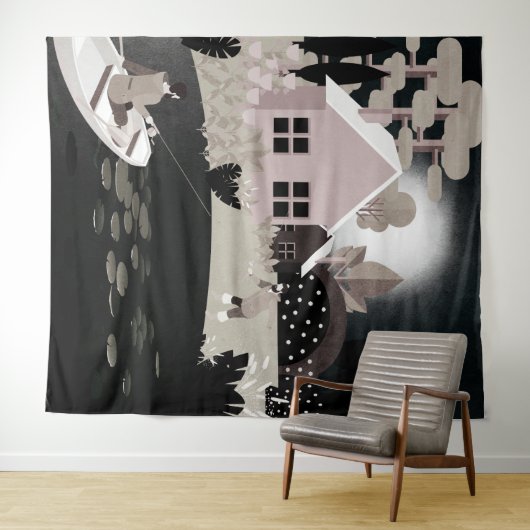 漁師 タペストリー (インサイチュ(横))