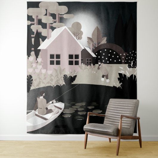 漁師 タペストリー (インサイチュ)