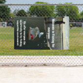 漁師。ハッピー魚釣り 横断幕 (インサイチュ)