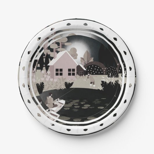 漁師 ペーパープレート (正面)