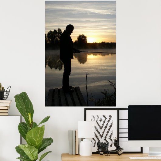 漁師 ポスター (ホームオフィス)