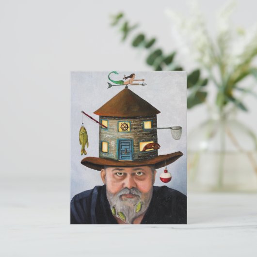 漁師 ポストカード (スタンド正面)