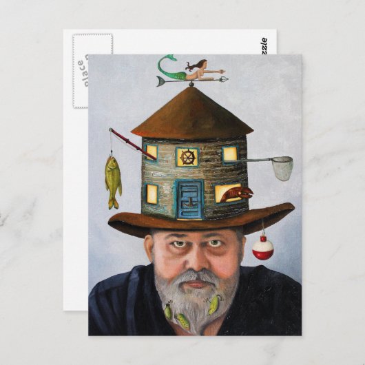漁師 ポストカード (正面/裏面)