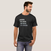 漁師 伝説のヒーロー 伝説の漁師 Tシャツ (正面フル)