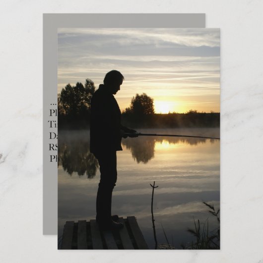 漁師 招待状 (正面/裏面)