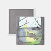 「漁師」磁石 マグネット (正面/裏面)