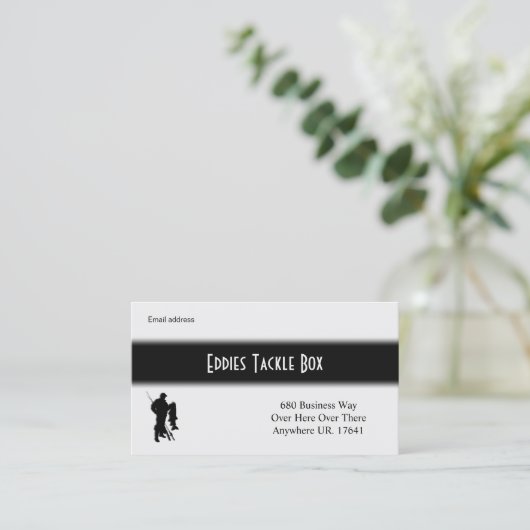漁師/魚釣り名刺 名刺 (スタンド正面)