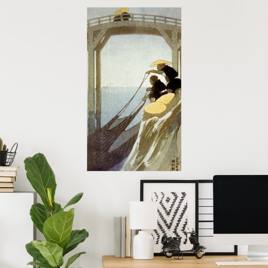 漁師 – Bertha Boynton Lum - 1913 ポスター (ホームオフィス)