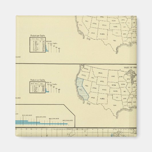 漁業及び捕鯨地 マグネット (正面)