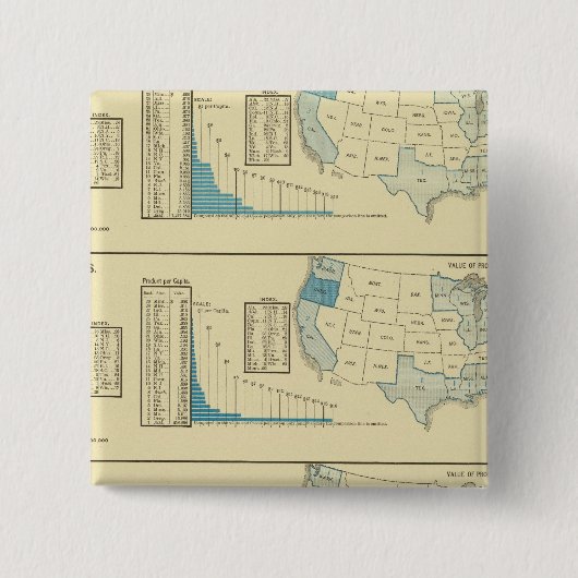 漁業 缶バッジ (正面)