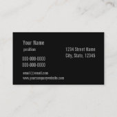 漁網/シーフードの名刺 名刺 (裏面)