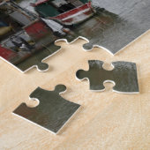 漁船とのパナマ市のスカイライン ジグソーパズル (側面)