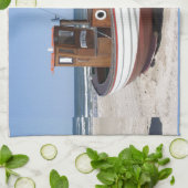 漁船のイメージ キッチンタオル (折り畳み)