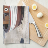 漁船のイメージ キッチンタオル (四つ折り)