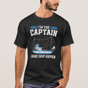 漁船船長名言 船 漁師 ボート Tシャツ