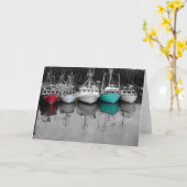 漁船 カード (黄色い花)