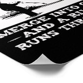 漁走を通る河 ポスター (角)