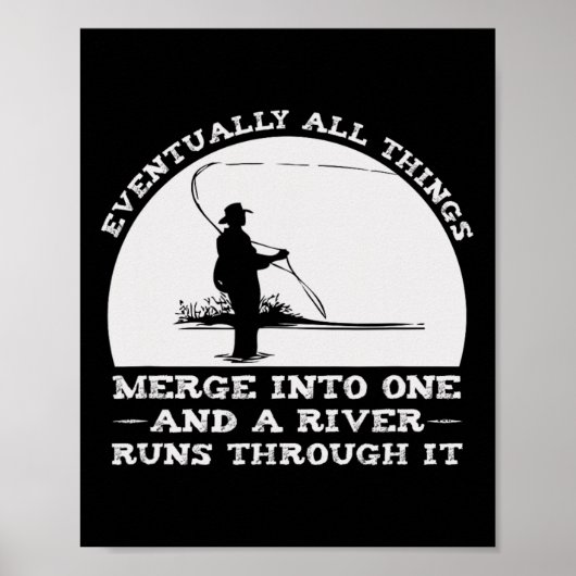 漁走を通る河 ポスター (正面)