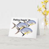 漁釣許可証 カード (黄色い花)