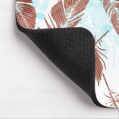 漂う羽のマウスパッド マウスパッド (コーナー)