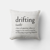 漂流の定義 クッション (正面)