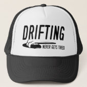 漂流は飽きない キャップ (正面)