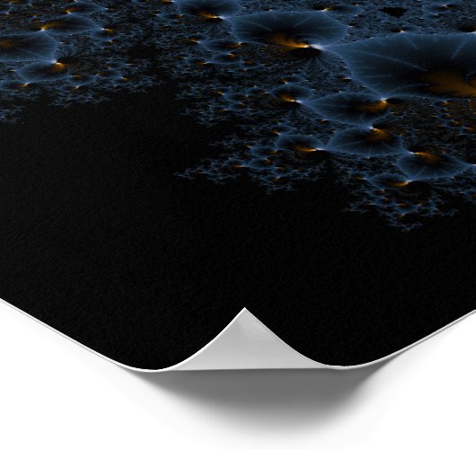 漂流ゼリー – Fractal Art ポスター (角)