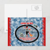 漂流中の取りつかれた人工衛星 ポストカード (正面/裏面)