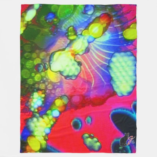 漂流夢想 フリースブランケット (正面)