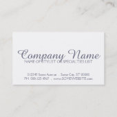 漂流波 名刺 (裏面)