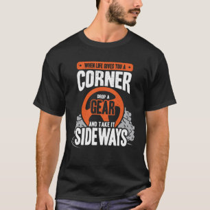 漂流競技大流行レースカードライバーギフト Tシャツ