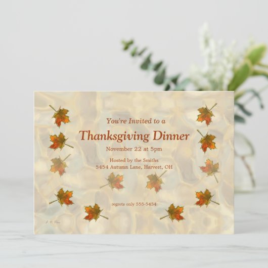 漂流紅葉感謝祭 招待状 (スタンド正面)