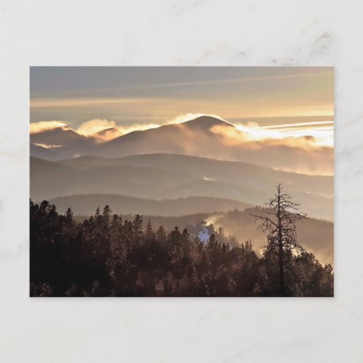 漂流雪 – コロラド州ジェームズピーク ポストカード (正面)