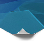 漂流飛行機-カラフル抽象芸術アートプリント ポスター (角)